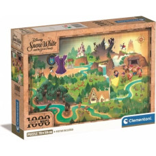 Clementoni Puzzles 1000 elements Compact Story Maps Snow White