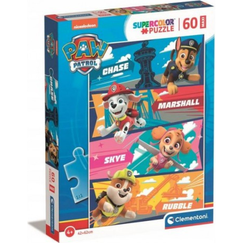 Clementoni Puzzle 60 elements Maxi Paw patrol