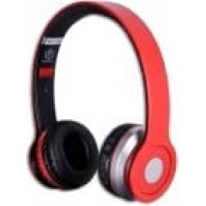 Rebeltec Stereo headphone bluetooth CRISTAL red