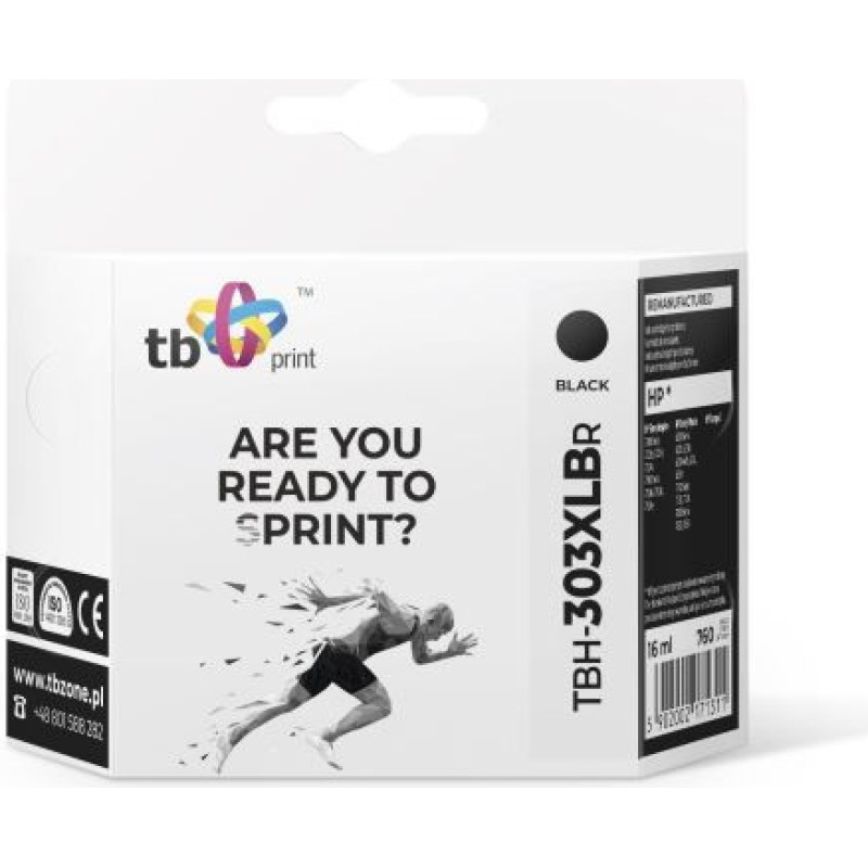 Tb Print HP Envy Photo 6200 Ink TBH-303XLBR BK refurbished