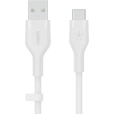 Belkin Cable BoostCharge USB-A/USB-C silicone 1m, white