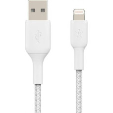 Belkin Cable Braided USB-Lightning 1m White