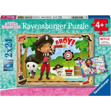 Ravensburger Polska Puzzles 2x24 elements Gabbys Dollhouse