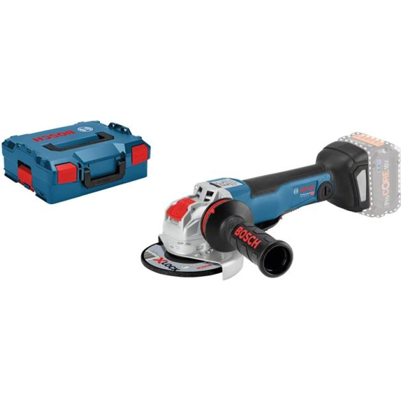 Bosch GWX 18V-10 PC Professional leņķa slīpmašīna 12,5 cm 9000 RPM 2 kg