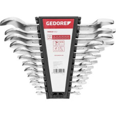 Gedore red Double open-ended Spanner Set 12-pieces short