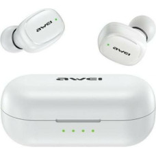 Awei Bluetooth headphones 5.1 T13 Pro TWS white