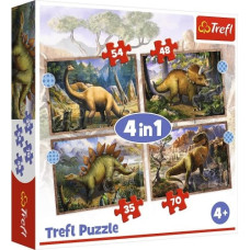 Trefl Puzzles 4in1 Dino