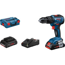 Bosch GSB 18V-55 PROFESSIONAL 1800 RPM Bez atslēgas 1,1 kg Melns, Zils, Sarkans