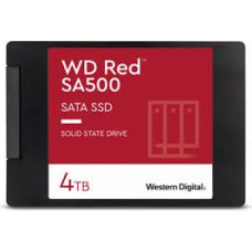 Western Digital SSD|WESTERN DIGITAL|Red SA500|4TB|SATA 3.0|Write speed 520 MBytes/sec|Read speed 560 MBytes/sec|2,5