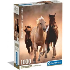 Clementoni Puzzle 1000 elements Compact Running Horses