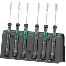 Wera 2069/6 for electronic applic. screwdriver set + Rack