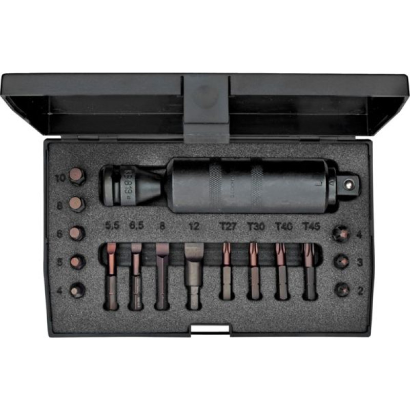 Gedore Screw Loosener Set 1/2 18-pieces