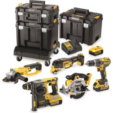 Dewalt 18V 6 - ELEMENT COMBO KIT + 3 x 5.0Ah + 3x TSTAK DCK654P3T