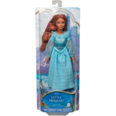 Mattel Disney the Little Mermaid Ariel Fashion Doll On Land In Signature Blue Dress