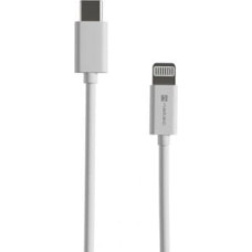 Natec LIGHTNING(M)->USB-C(M) CABLE 1M WHITE MFI prat