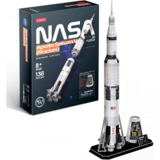 Cubic Fun Puzzle 3D Apollo Saturn Rocket