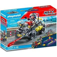 Playmobil Zestaw z figurką City Action 71147 Quad terenowy jednostki specjalnej