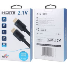 TB Cable HDMI v 2.1 premium 3 m 8K Black Made for players