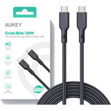 Aukey CB-KCC102 Nylon C able USB C - USB C 1.8m