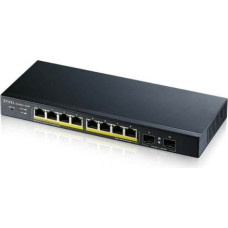 Zyxel Switch GS1900-10HP v2 8port L2 PoE 2xSFP 70W 802.3at