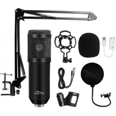 Media-Tech Studio and streaming microphone MT397K black