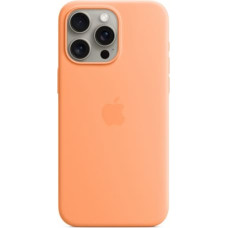 Apple Silicone case with MagSafe for iPhone 15 Pro Max - orange sorbet