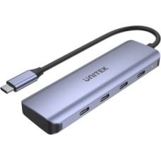 Unitek HUB USB-C 3.1 4x USB-C; 5 Gbps; 15cm