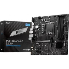 MSI Motherboard PRO B760M-P DDR4 s1700 4DDR4 DP/HDMI 2M.2 mATX