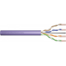 Digitus Tele-information, installation cable, U / UTP category 6, wire, copper, PVC, 305m, violet