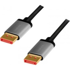 Logilink DisplayPort cable 8K/60 Hz,DP/M do DP/M,alu. 1m