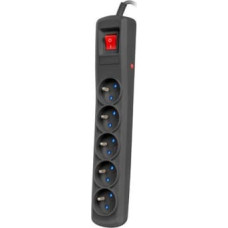 Natec Surge protector Bercy 400 1,5m 5 sockets blac