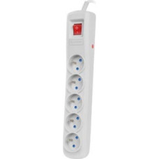 Natec Surge protector Bercy 400 1,5m 5 sockets grey