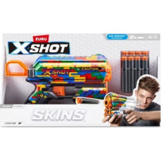 Zuru X-Shot Blaster SKINS FLUX (8 Darts) Striper