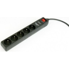 Gembird Surge protector 5 X French socket/3m