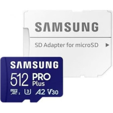 Samsung Memory card microSD PRO+ MD-MD512SA/EU + adapter