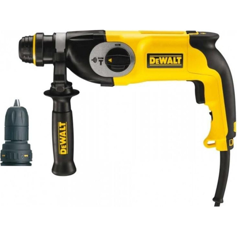 Dewalt HAMMER DRILL WITH FORGING OPTION 900W 3.0J + EXTRA CHUCK D25144K