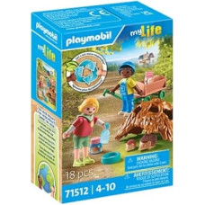 Playmobil Figures set My Life 71512 Care of the hedgehog family