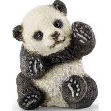 Schleich Figure Little playing panda Wild Life Red