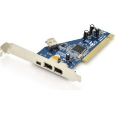 Digitus Card /controller Firewire (400) PCI , 2x6pin. 1x4pin Interior, 1x6pin