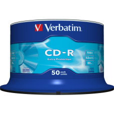 Verbatim CD-R 52x 700MB 50P CB DL Ex Prot 43351