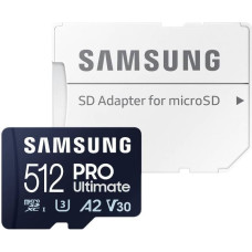 Samsung Memory card microSD MB-MY512SA/WW Pro Ultimate 512GB + Adapter