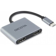 Dicota USB-C Portable 4-in-1 D ock 4K 2xHDMI 100W PD