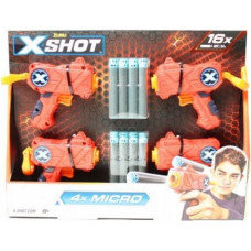 Zuru X-Shot Blasters set Excel Micro 4-pack 16 darts