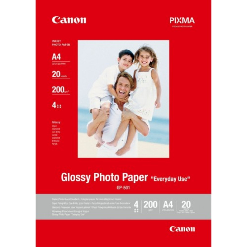 Canon Photo paper GP501 A4 20 PCS. 0775B082