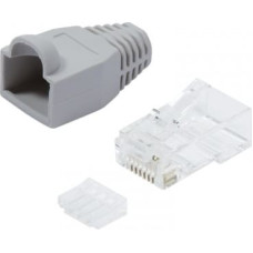 Logilink Plug connector CAT.6 100 pcs RJ45 unshielded gray