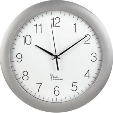 Hama Radio wall clock Hama DCF PG-300 silver