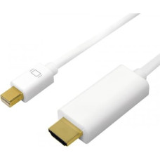 Logilink Mini DisplayPort to HDMI, 4K, 3m, white