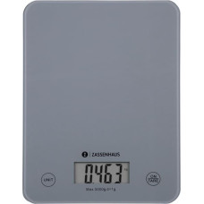 Zassenhaus Kitchen Scale Digital Sacles Balance Cool Grey