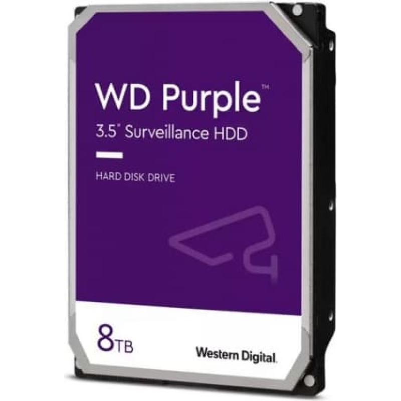 Western Digital HDD|WESTERN DIGITAL|Purple|8TB|SATA 3.0|256 MB|5640 rpm|3,5