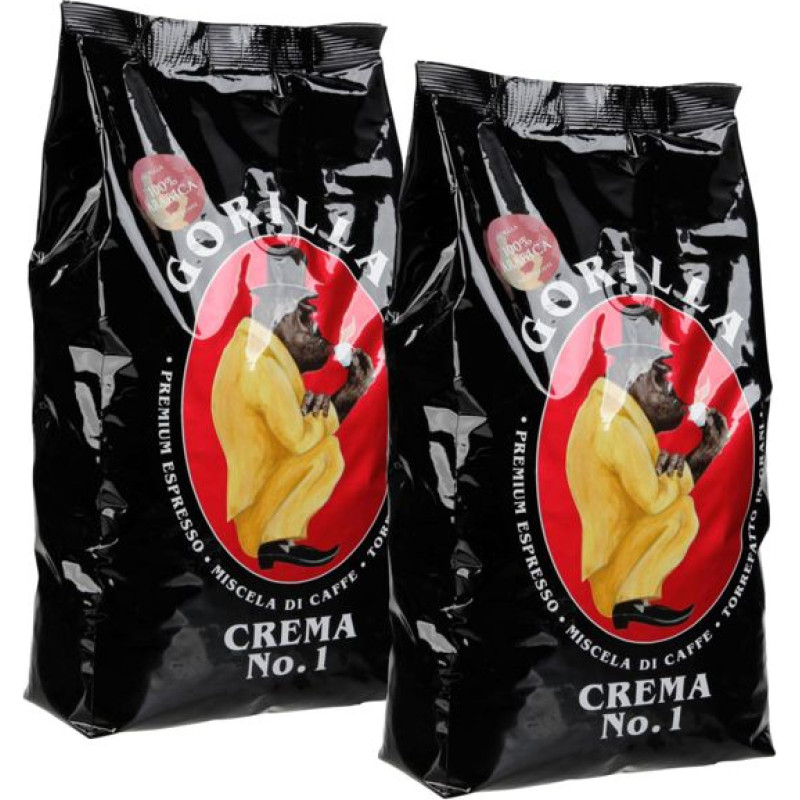 Joerges Gorilla Crema No.1 2 Kg Beans Set